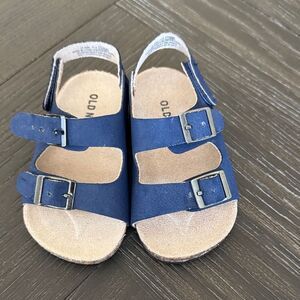 Old Navy Toddler Sandals 12–18M Navy Blue Casual Spring Shoes